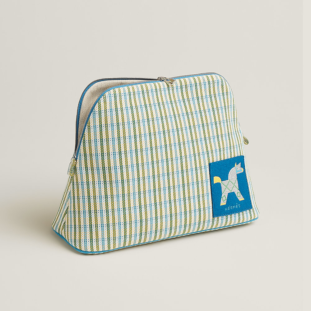 Bolide Animaux Nattes case - Blue | Hermès Mainland China Bolide Animaux Nattes case - Blue | Hermès Mainland China